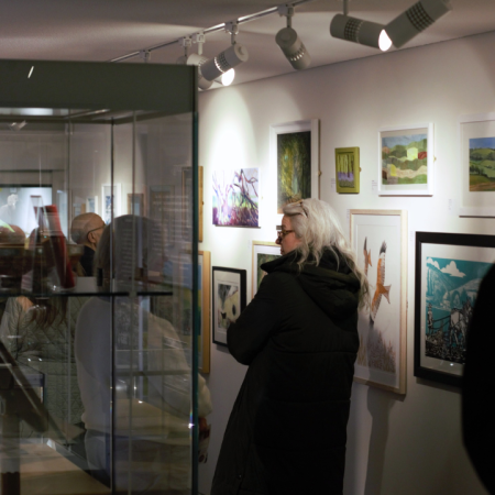 Visitors in the Petersfield Gallery