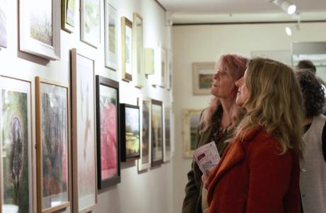 Visitors in the Petersfield Gallery