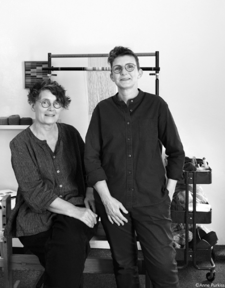 Image of the artists Katharine Swailes and Caron Penney