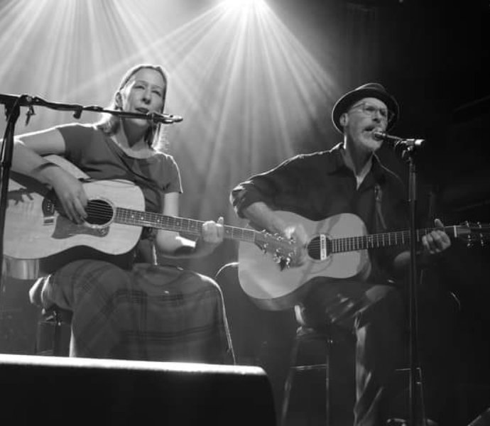 The Kimberlys playing at a gig