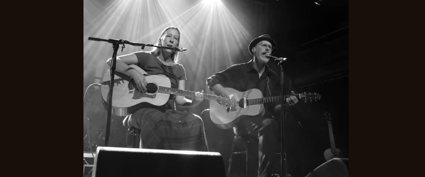 The Kimberlys playing at a gig