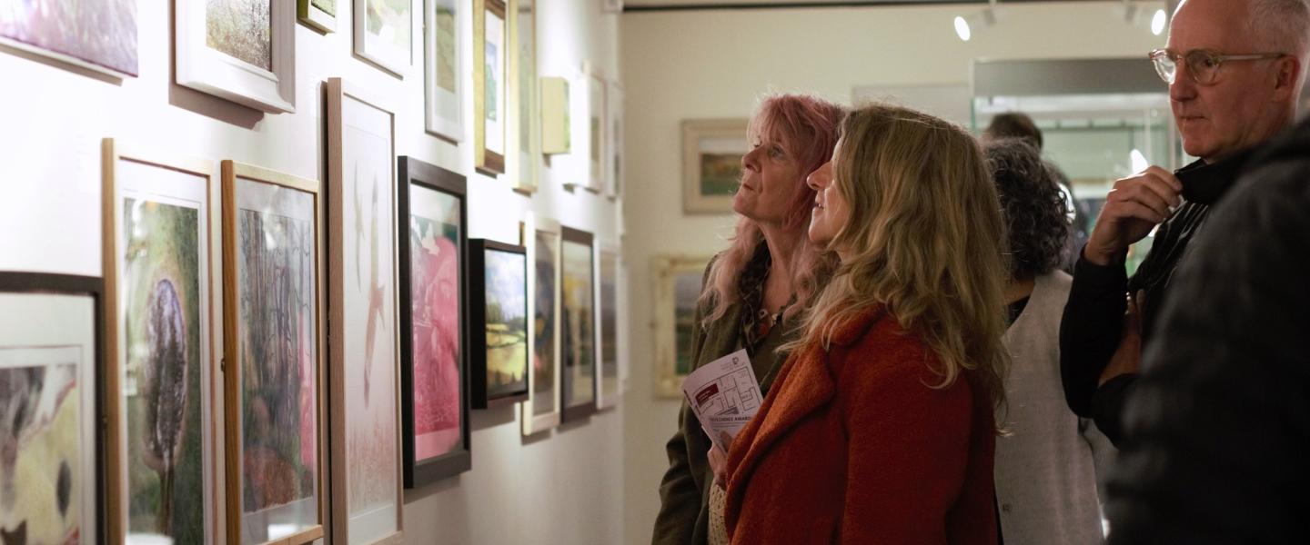 Visitors in the Petersfield Gallery