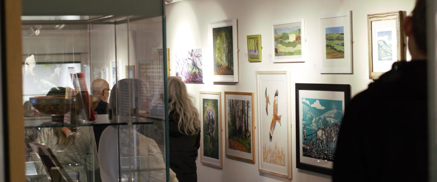 Visitors in the Petersfield Gallery